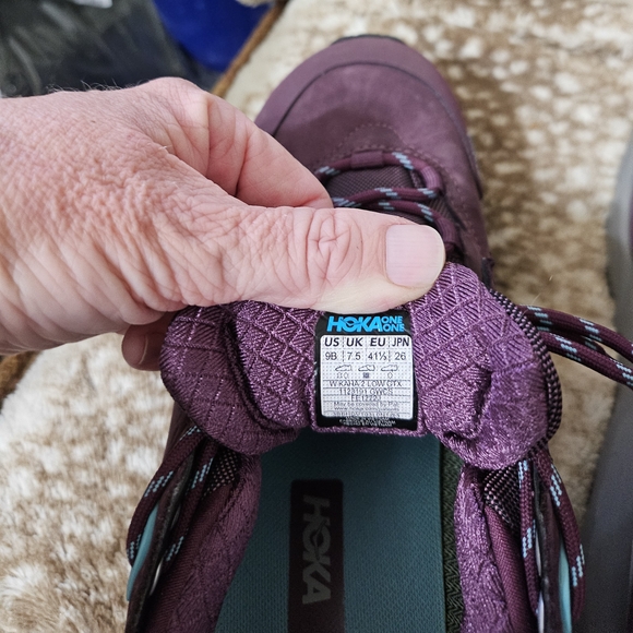 Hoka One One KAHA 2 Purple Athletic Shoes for Outdoor Adventures. WORN ONCE - Picture 7 of 11